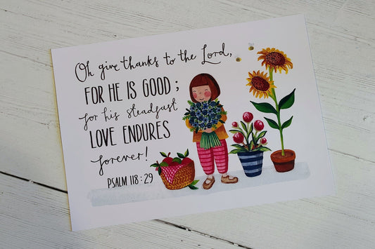 Psalm 118:29 Print A4