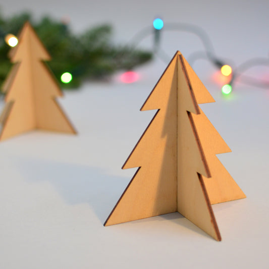 Laser Cut Plywood Christmas Tree